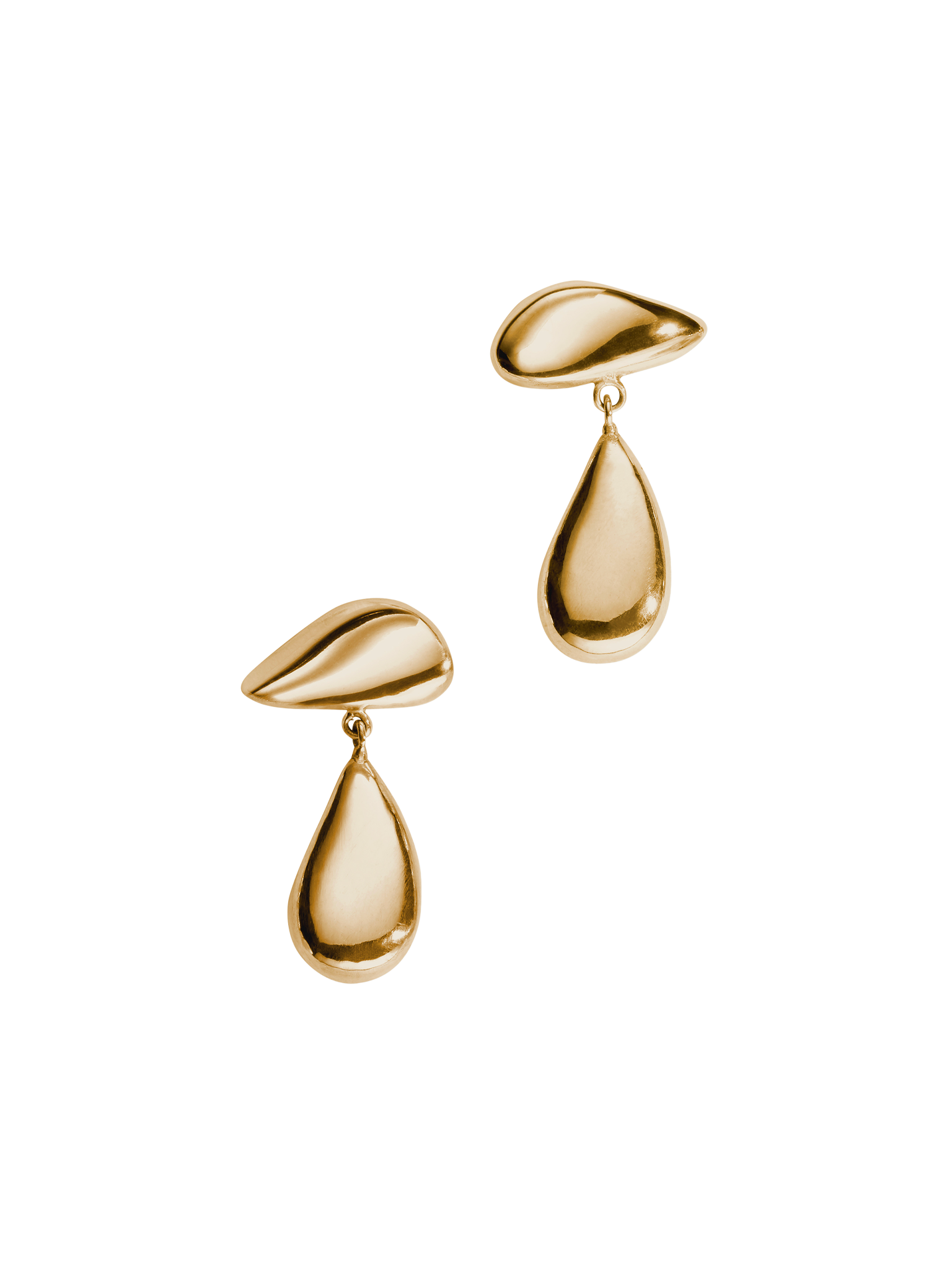 Alyce earrings in gold vermeil